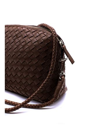 Dark Brown leather Chunky Fellini bag DRAGON DIFFUSION | 8011DGS6MATDKBROWN